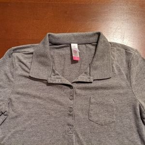 No Boundaries Polo Shirt Women's Size M